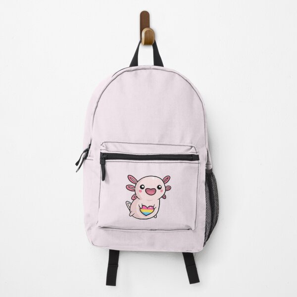 Item preview, Cute axolotl pan queer flag banner LGBTQ kawaii designed and sold by Nyn4.