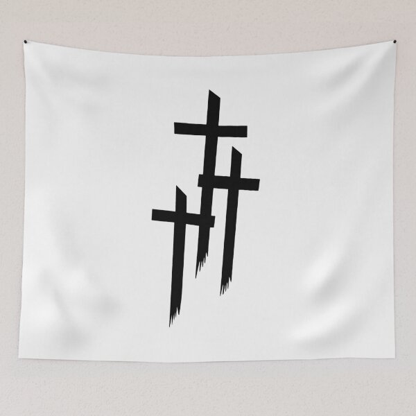 Item preview, Tattoo Design. It is a brotherhood symbol of the Santo clan in Forcella. designed and sold by Mobster-Store.