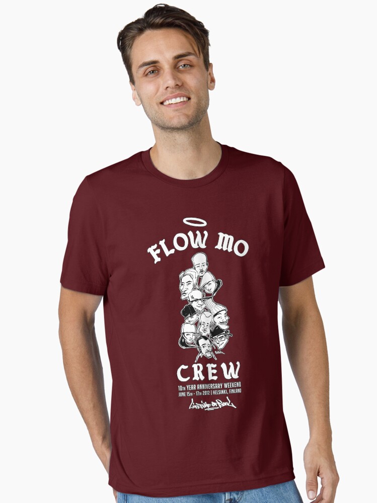 Thumbnail 1 of 7, Essential T-Shirt, Flow Mo 10th Year Anniversary "CREW" Shirt designed and sold by SAIFFA.