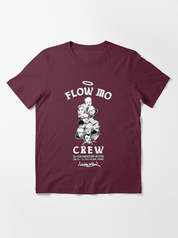 Alternate view of Flow Mo 10th Year Anniversary "CREW" Shirt Essential T-Shirt