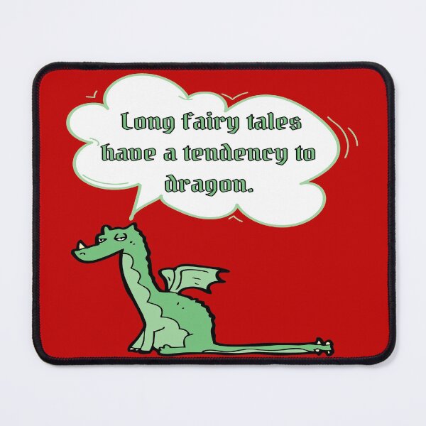 Item preview, Funny Dragon Pun-Moody Dragon designed and sold by goodguy53.