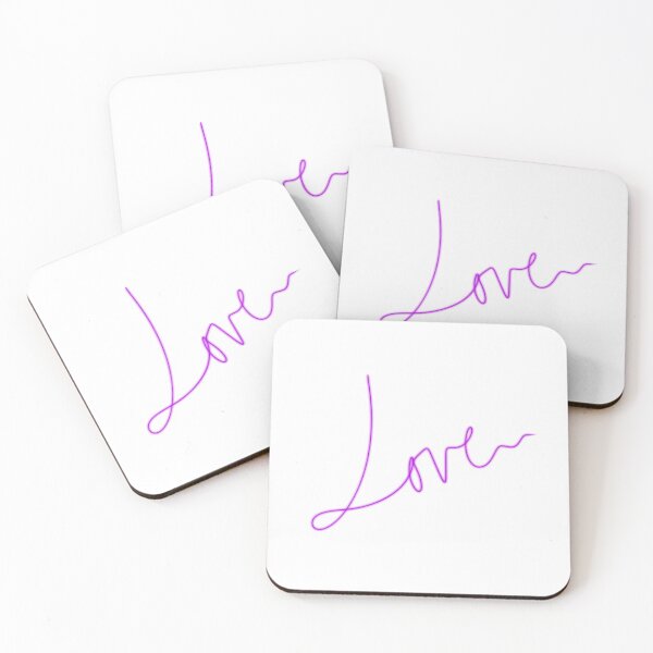 Item preview, Purple “love” handwritten designed and sold by Hnoordesigns.