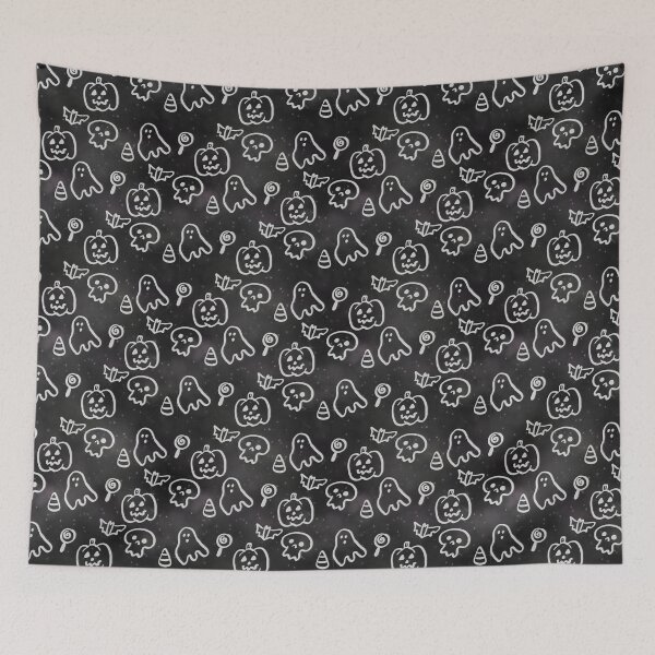Item preview, Spooky Halloween Pattern designed and sold by RoserinArt.
