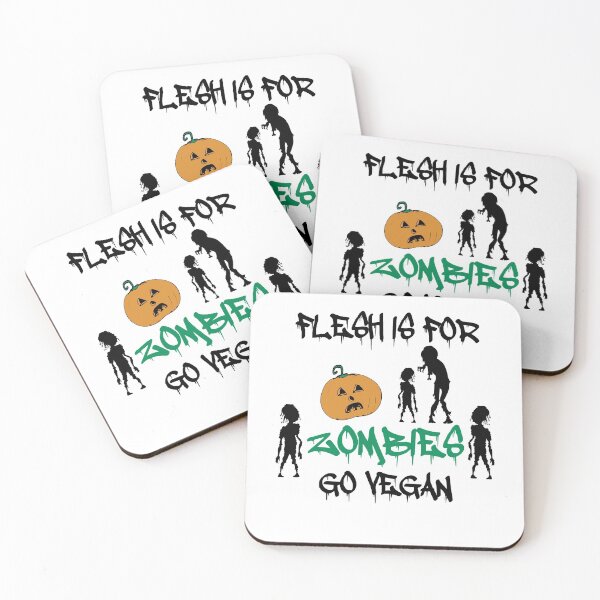 Item preview, Flesh Is For Zombies Go Vegan designed and sold by imaneless.