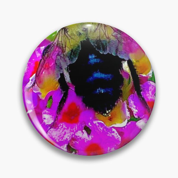 Item preview, Bee in pink flowers  designed and sold by allicatcorreia.