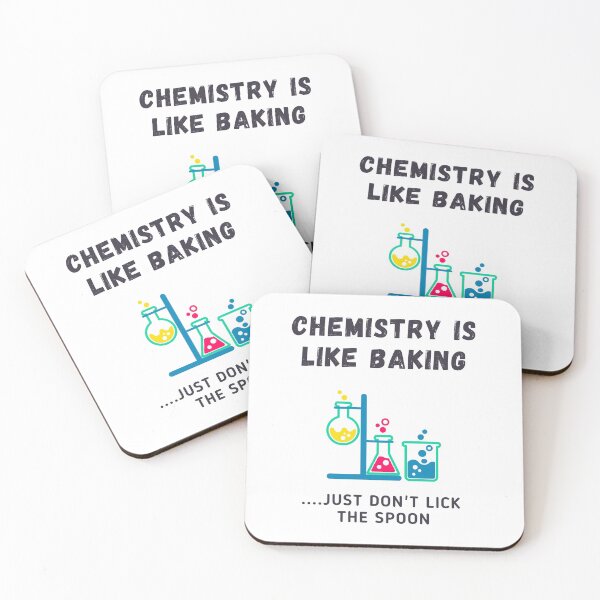 Item preview, Chemistry Is Like Baking... Just Don't Lick The Spoon designed and sold by Sci-Ninja-Blog.
