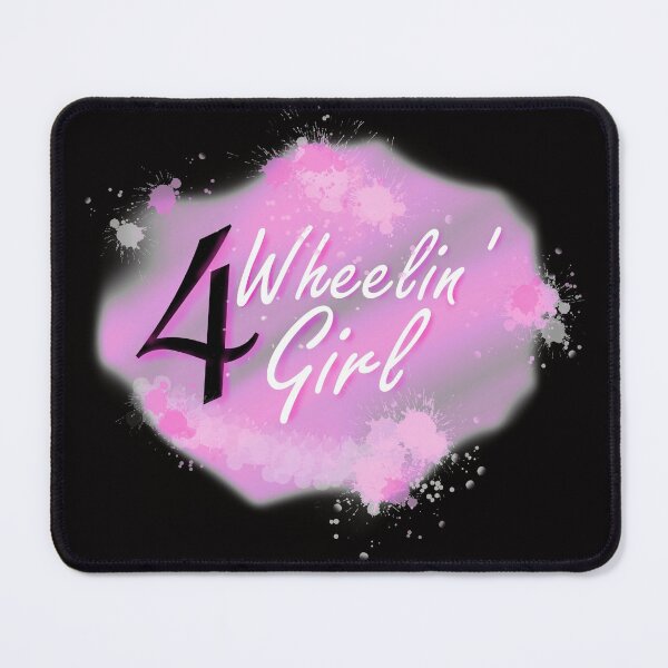 Item preview, 4 Wheelin' Girl in Pink Splash! designed and sold by MountMercantile.