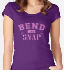 BEND AND SNAP Women's Fitted Scoop T-Shirt