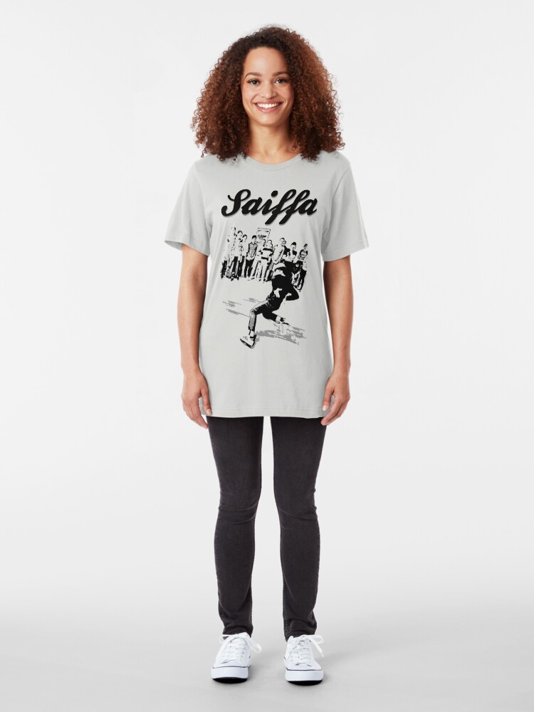 Alternate view of Saturday breaking at Saiffa! Slim Fit T-Shirt