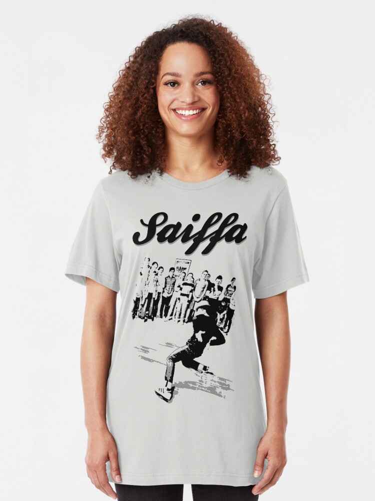 Alternate view of Saturday breaking at Saiffa! Slim Fit T-Shirt