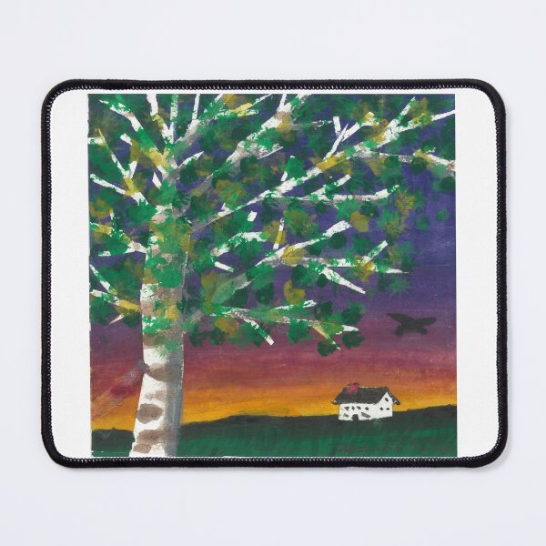 Item preview, Birch Tree at Dawn [Watercolor Paint] designed and sold by Nathaniel E. Dearing.