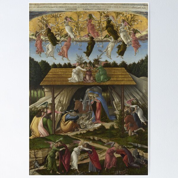 Item preview, The Mystical Nativity Painting By Sandro Botticelli  designed and sold by JDesigningMO.