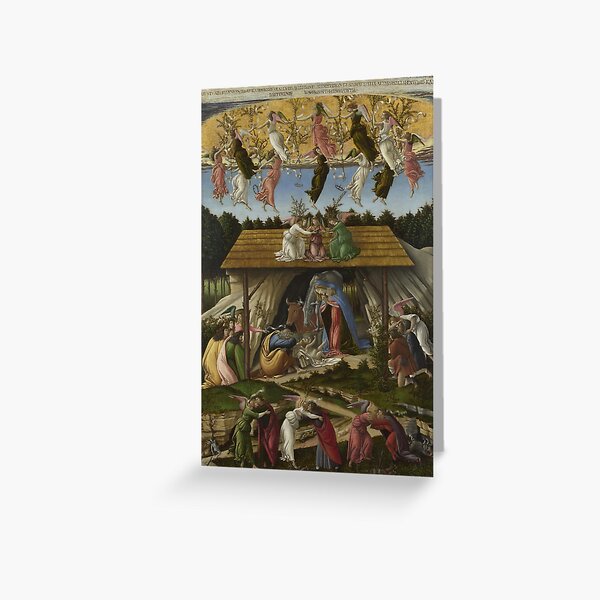 Item preview, The Mystical Nativity Painting By Sandro Botticelli  designed and sold by JDesigningMO.