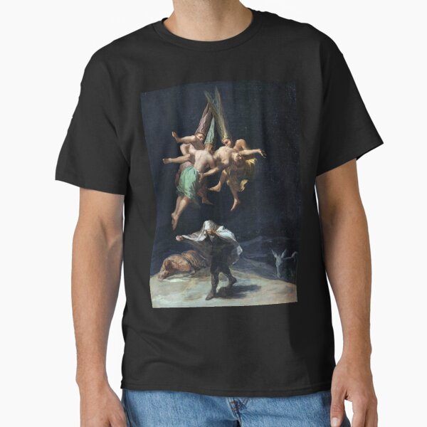 Item preview, Witches' Flight (1798) Francisco de Goya, Gothic Art for Halloween designed and sold by CoolArtGeek.