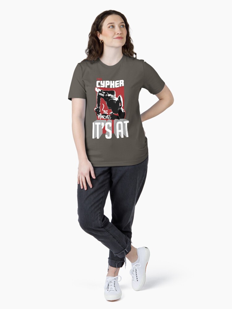 Thumbnail 4 of 7, Essential T-Shirt, The cypher is where it's at! designed and sold by SAIFFA.