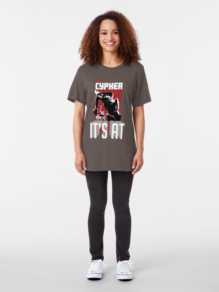 Alternate view of The cypher is where it's at! Slim Fit T-Shirt