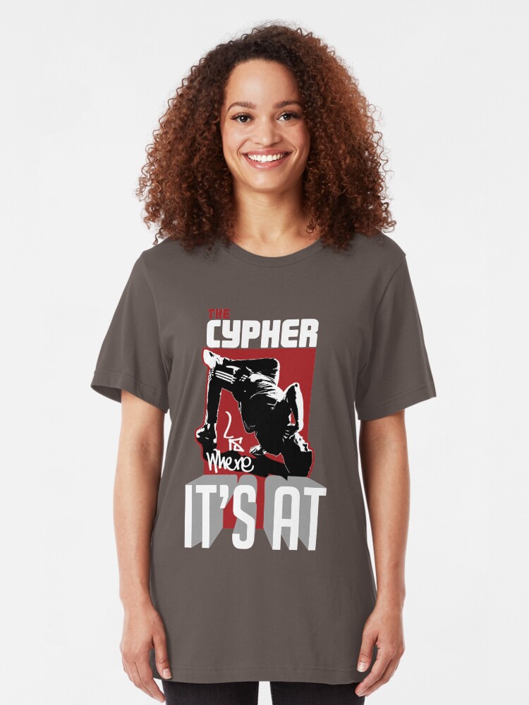 Alternate view of The cypher is where it's at! Slim Fit T-Shirt