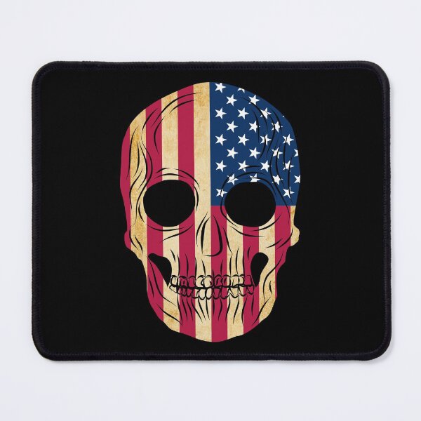 Item preview, American Flag in Skull Shape in Old Classic Style designed and sold by Vasabi88.