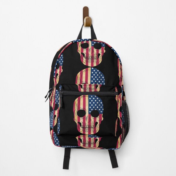 Item preview, American Flag in Skull Shape in Old Classic Style designed and sold by Vasabi88.