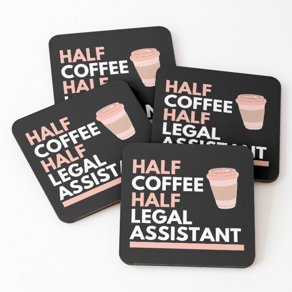 Item preview, Half Coffee Half Legal Assistant  designed and sold by CJacobsDesigns.