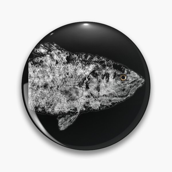 Item preview, gyotaku striped bass  designed and sold by hookink.