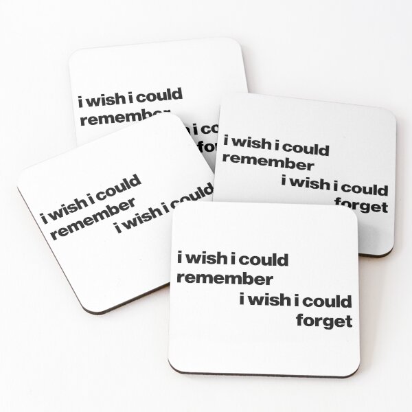 Item preview, i wish i could remember, i wish i could forget designed and sold by tvtakes.