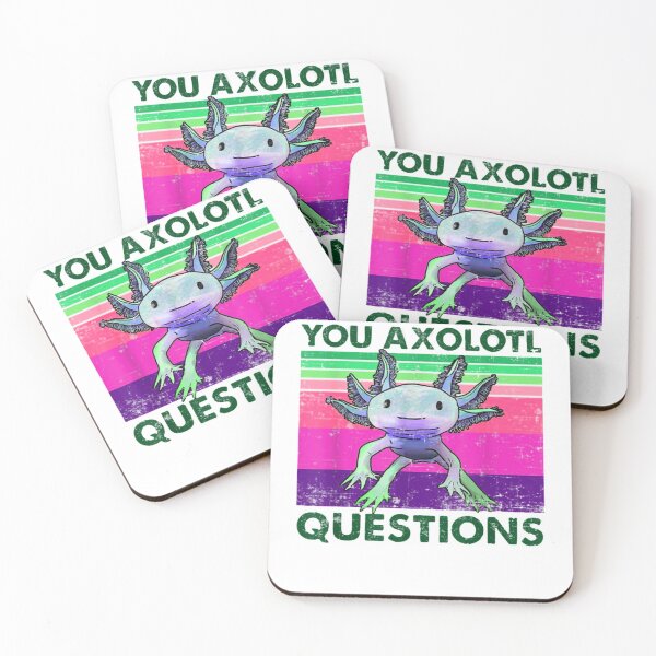 Item preview, Retro 90s Axolotl Funny You Axolotl Questions T-Shirt designed and sold by spolayastore.