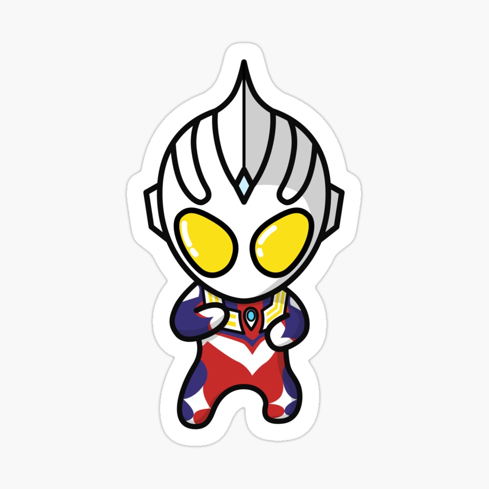 Ultraman Tiga Multi Type Chibi Style Kawaii\