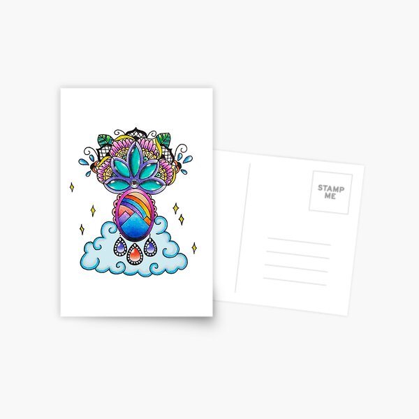 Happy Cloud Postcard