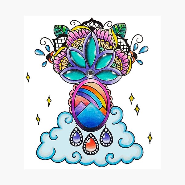 Happy Cloud Photographic Print
