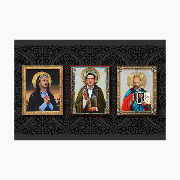 The Premier, The Commander and The Holy CHO Photographic Print