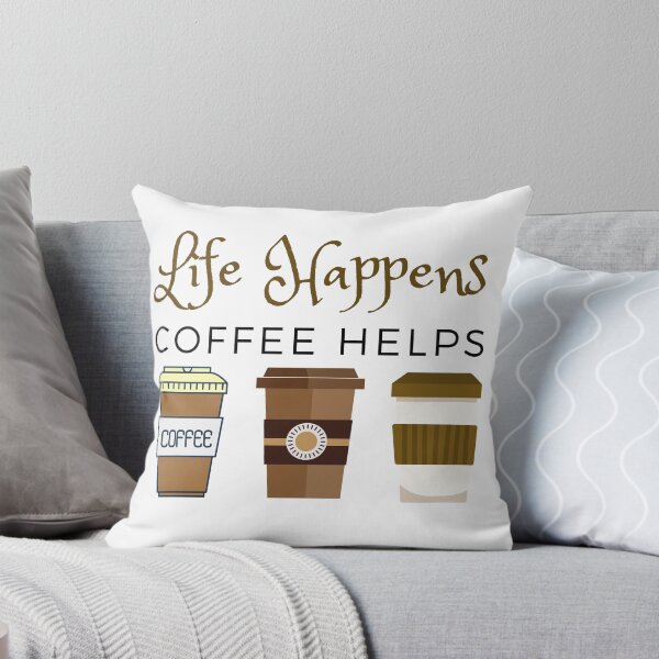 Item preview, Life Happens Coffee Helps, Coffee Love designed and sold by stuffofsuccess.