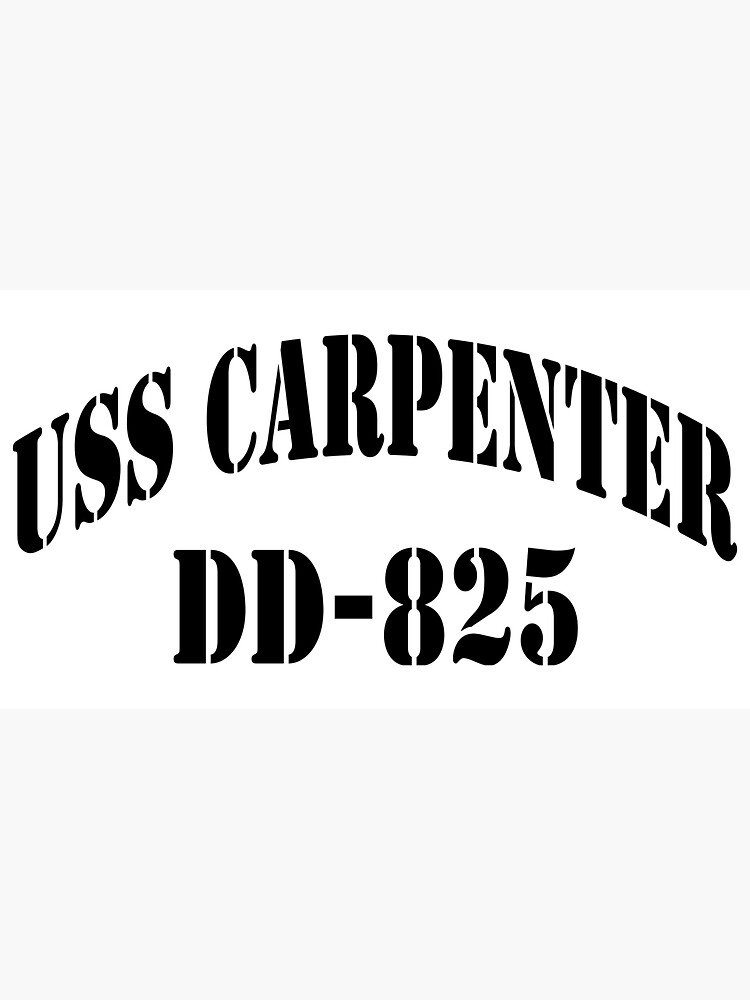 USS CARPENTER (DD-825) SHIP'S STORE by militarygifts