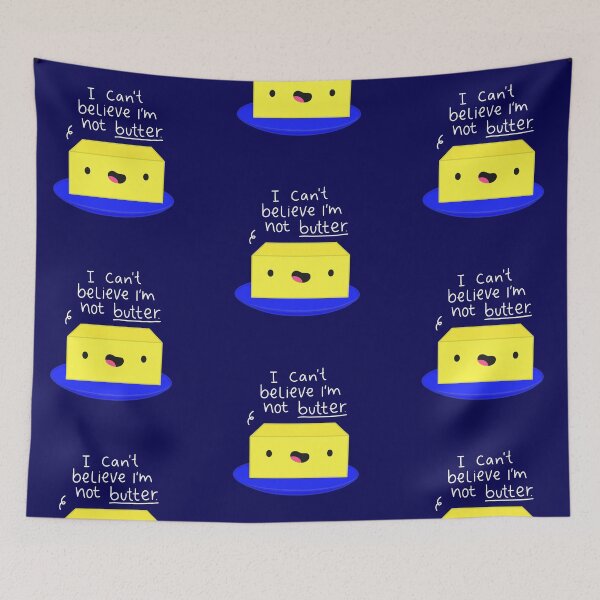 Item preview, I Can't Believe I'm Not Butter Funny Butter White Text designed and sold by SofiaSava01.
