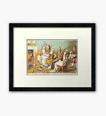 Scared on Halloween Framed Print