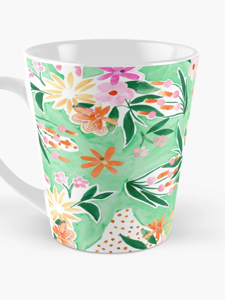 Thumbnail 3 of 4, Coffee Mug, Calm Flowers Pattern designed and sold by Rozoon.