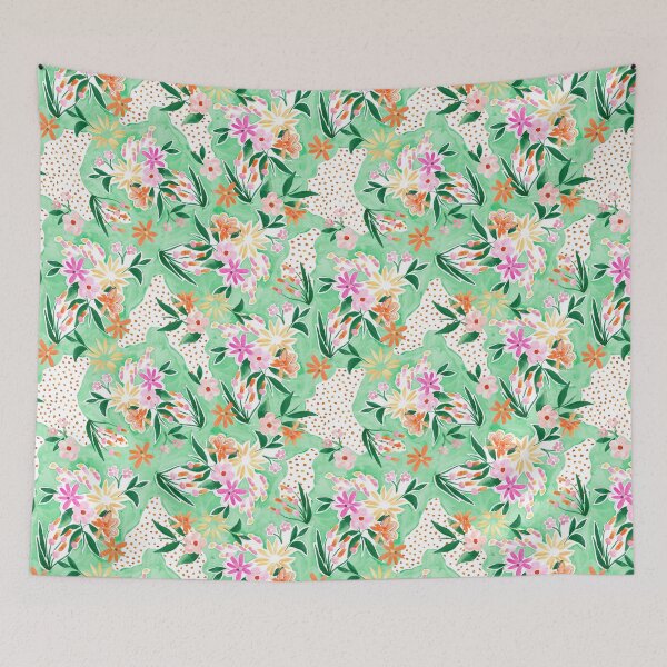 Item preview, Calm Flowers Pattern designed and sold by Rozoon.