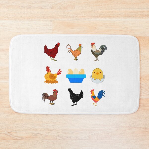 Item preview, Chickens Pollos Poulet designed and sold by janraydesigns.