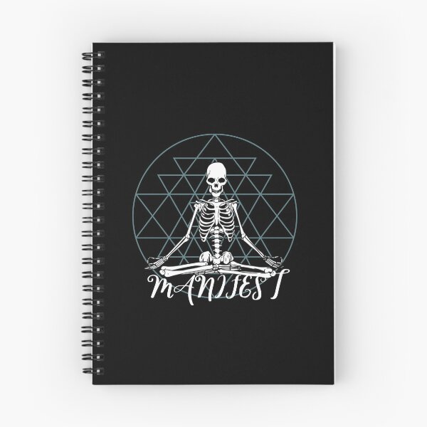 Item preview, Meditating Skeleton Sacred Geometry Background Spiritual Skull Halloween designed and sold by Goodvibesonly13.