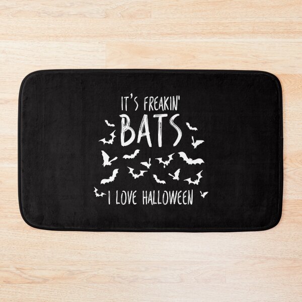 Item preview, It's Freakin Bats I Love Halloween Funny Meme Quote designed and sold by GRAPHICxBOMB.