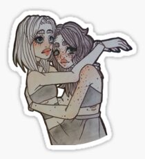 Ich liebe dich bis zum Mond Sticker