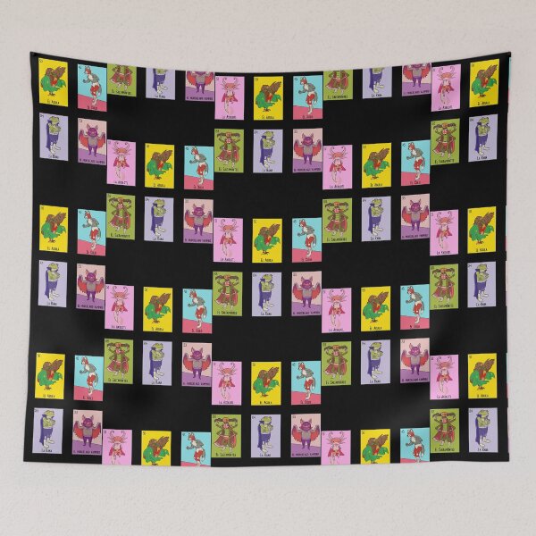 Item preview, Mexican Luchador Loteria Cards    designed and sold by JamezRoige.