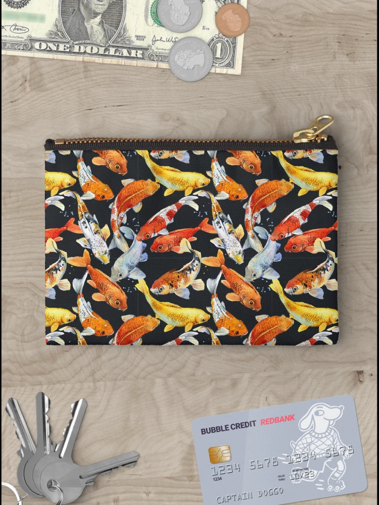 Thumbnail 3 of 4, Zipper Pouch, Swimming Fish designed and sold by Rozoon.