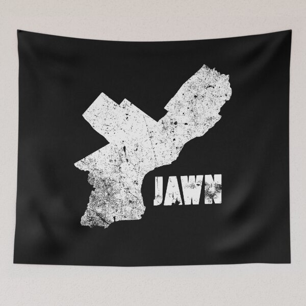 Item preview, Philly Jawn Philadelphia Map Distressed Gritty Retro Style  designed and sold by GRAPHICxBOMB.