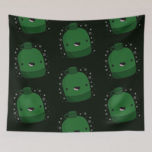 Item preview, Green Water Canteen With White Sparkles  designed and sold by SofiaSava01.