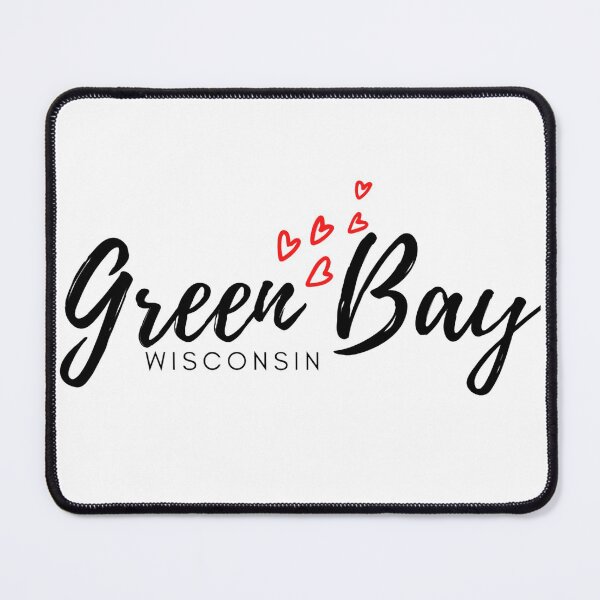 Item preview, Cute Green Bay Wisconsin Hearts designed and sold by lovelylavenderJ.