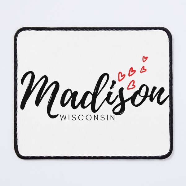 Item preview, Cute Madison Wisconsin Hearts designed and sold by lovelylavenderJ.