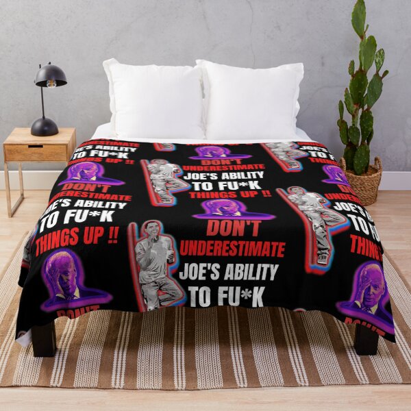 Item preview, Dont Underestimate Joes Ability To Fuck Things Up Obama Quote designed and sold by WoodburyLake.