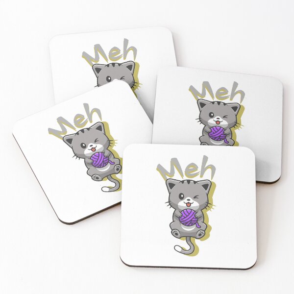 Item preview, Funny Meh Cat designed and sold by DiegoUrz.