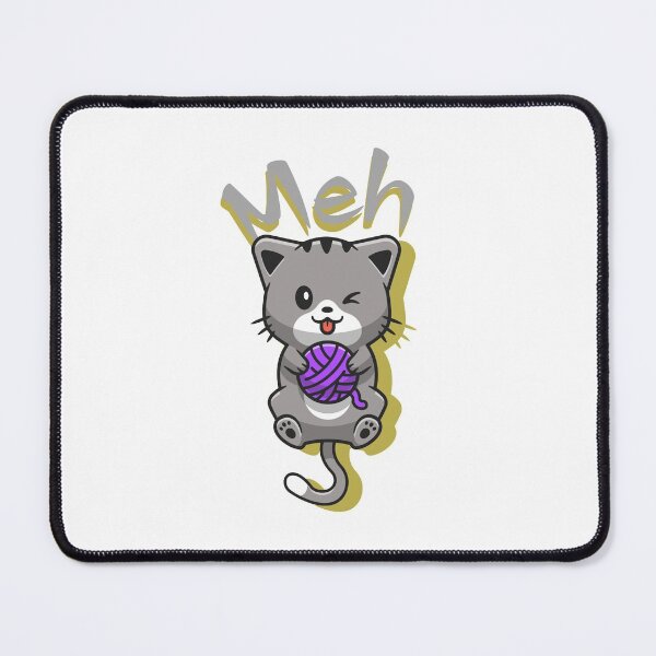 Item preview, Funny Meh Cat designed and sold by DiegoUrz.